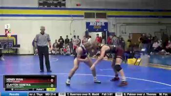 152 lbs 1st Place Match - Henry Ryan, Mount Vernon vs Clayton Sebetka, Benton Community