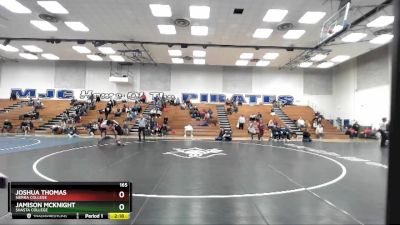 165 lbs Semifinal - Joshua Thomas, Sierra College vs Jamison McKnight, Shasta College
