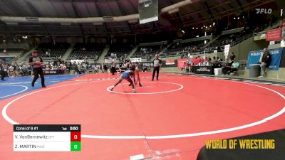 77 lbs Consi Of 8 #1 - Vince VonBernewitz, Off Da Grid vs ZY'ION MARTIN, Maize Wrestling Club