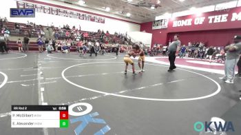 70-75 lbs Rr Rnd 2 - Paxtyn McGilbert, Midwest City Bombers Youth Wrestling Club vs Elijah Alexander, Midwest City Bombers Youth Wrestling Club