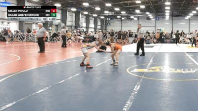 64 lbs Round 3 - 12:00pm Friday - Hagan Wolfenberger, Oklahoma Elite vs Kellen Priolo, Terps XPress