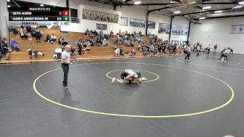 133 lbs Semifinal - James Armstrong Jr, West Liberty vs Seth Aubin, Indiana Tech