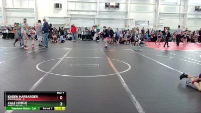 48 lbs Round 4 (6 Team) - Kaden Harbarger, Roughhouse vs Cale Hinkle, Wrestling Mill