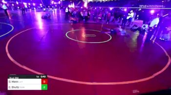 138 lbs Consi Of 8 #1 - Cameron Shultz, Team CES vs Dylan Mann, La Pine Hawks