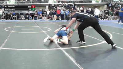 138 lbs Semifinal - Eli Francis, Mt. Hope vs Scott Cole, Scituate
