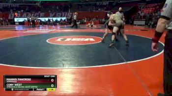 1 lbs Cons. Round 2 - Mannix Faworski, Winnebago vs Cory West, Springfield (Sacred Heart Griffin)