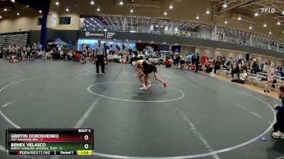 76 lbs Round 2 (4 Team) - Benex Velasco, North Carolina National Team vs Griffin Doroshenko, Mat Assassins Red