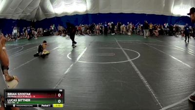 56 lbs Round 3 (3 Team) - Lucas Bittner, Silo WC vs Brian Szostak, Michigan Gold Pitbulls