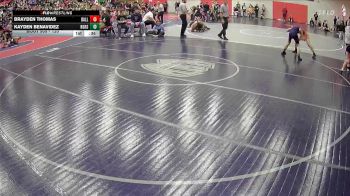 120 lbs Cons. Round 2 - Brayden Thomas, Dallas vs Kayden Benavidez, Rogers