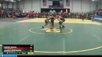 138 lbs Round 1 (3 Team) - Andrew Montagano, Wantagh Sr High vs Carter Tadusz, Lancaster HS