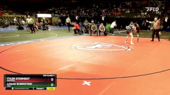 150 Class 3 lbs Quarterfinal - Logan Rubinstein, Holt vs Tyler Storment, Branson