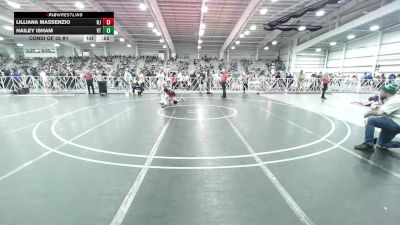 132 lbs Consi Of 32 #1 - Lilliana Massenzio, NJ vs Hailey Isham, VT