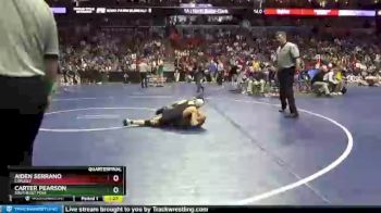 3 lbs Quarterfinal - Carter Pearson, Southeast Polk vs Aiden Serrano, Carlisle