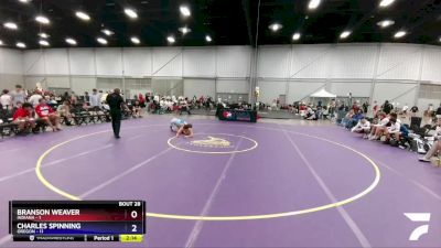 152 lbs Placement Matches (16 Team) - Branson Weaver, Indiana vs Charles Spinning, Oregon