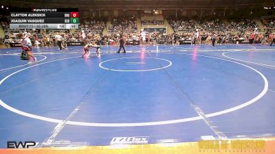 55 lbs Round Of 16 - Clayton Aleksick, King Select vs Joaquin Vasquez, Steel City Reloaded