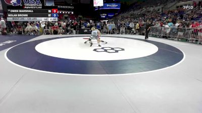 126 lbs Champ. Rd Of 128 - Owen Marshall, WA vs Nolan Brown, MT