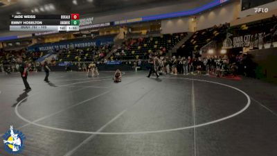 105 lbs Cons. Round 3 - Jade Weiss, DeKalb vs Emmy Hoselton, New Lenox (Lincoln-Way Central)