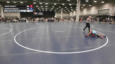 59.4-64 lbs 5th Place Match - Rahzlayn Mullin, Sebolt Wrestling Academy vs Briar Parrett, Midwest Xtreme Wrestling