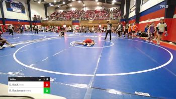 98 lbs Semifinal - Dawson Back, Verdigris vs Barrett Buchanan, Harding Academy TN