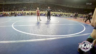 120 lbs Quarterfinal - Cayson Wright, Beebe Youth Wrestling vs Wyatt Tester, El Reno Wrestling Club