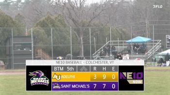 Replay: Adelphi vs St. Michael's | Apr 12 @ 12 PM