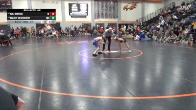 57 lbs Cons. Semi - Kai Hines, DC Elite vs Hank Waskow, Jesup Mat Club