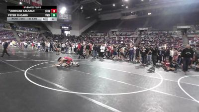 105 lbs Champ. Rd Of 16 - Peter Rhoads, Victory Wrestling Club - VTC vs Jorrdan Salazar, Steel City Reloaded Wrestling Club