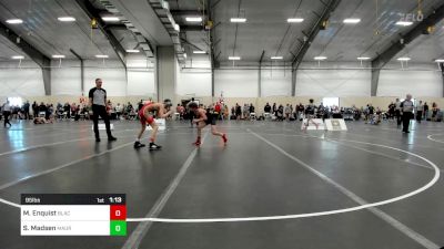 95 lbs Rr Rnd 1 - Mason Enquist, Black Fox Wrestling Academy vs Samuel Madsen, Maurer Coughlin Wrestling Club