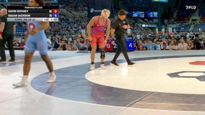 132 lbs Cons. Rd Of 64 - David Ritchey, OK vs Isaiah Jackson, PA
