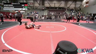 84 lbs 3rd Place - Ryker Dawes, Keystone Kids Wrestling Club vs Heston Fugate, Lincoln Christian