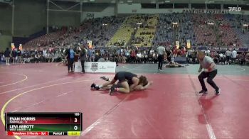 165 lbs Semis (4 Team) - Levi Abbott, West Liberty vs Evan Morris, Maryville