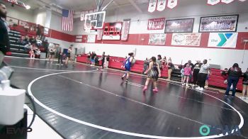 130 lbs Rr Rnd 1 - Emma Luper, Wyandotte Youth Wrestling vs Giselle Bailey, Midwest City Bombers Youth Wrestling Club