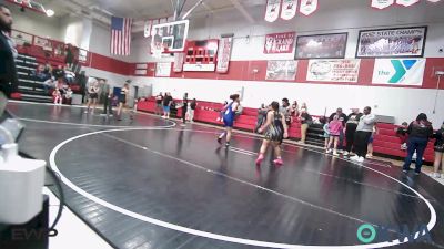 130 lbs Rr Rnd 1 - Emma Luper, Wyandotte Youth Wrestling vs Giselle Bailey, Midwest City Bombers Youth Wrestling Club