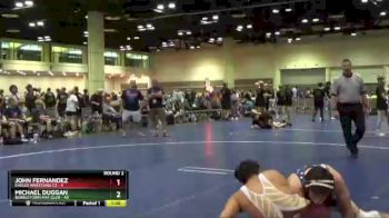 160 lbs Round 2 (10 Team) - Michael Duggan, Bubbletown Mat Club vs John Fernandez, Eagles Wrestling C2