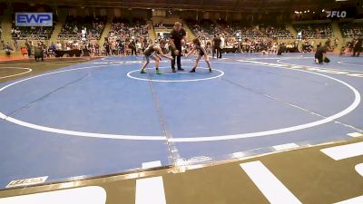 85 lbs Quarterfinal - Hunter Jackson, Locust Grove Youth Wrestling vs Derreck Flud, Checotah Matcats