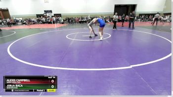 115A Quarterfinal - Jorja Baca, Bennington vs Alexis Campbell, Deer Creek (ED)