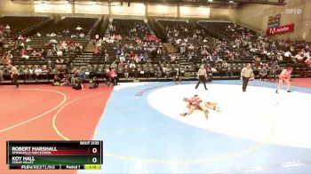 147 lbs Champ. Round 2 - Robert Marshall, Springville High School vs Koy Hall, Cedar Valley