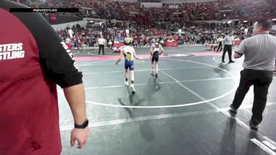 80 lbs Champ. Round 2 - Jaxon Prom, Ozaukee vs Everett Kawczynski, Demons WC (Burlington)