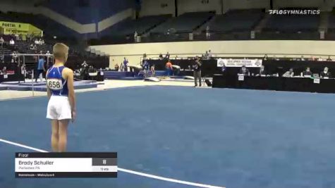 Brody Schuller - Floor, Parkettes PA - 2021 USA Gymnastics Development Program National Championships