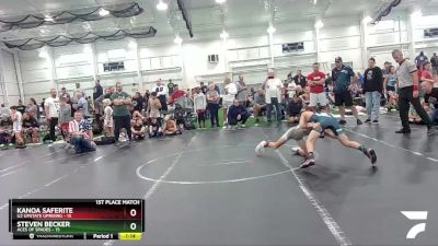 76 lbs Finals (2 Team) - Steven Becker, ACES Of Spades vs Kanoa Saferite, U2 Upstate Uprising