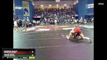 113 lbs Prelim - Quentin Bailey, Archbishop Spalding vs Chase Sigle, Downingtown West