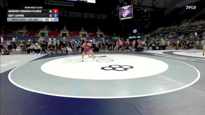 120 lbs Cons. Rd Of 32 - Jennifer Cisneros-Flores, CA vs Izzy LeVine, AZ