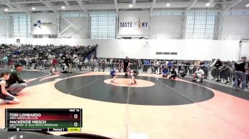 74-82 lbs Cons. Round 1 - Mackenzie Miesch, Brockport Jr. Blue Devils Wrestling Club vs Tori Lombardo, WRCL Wrestling Club