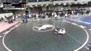 101 lbs 5th Place Match - Nathan Powers, Lincolnway East vs Aidan Ambre, West Aurora