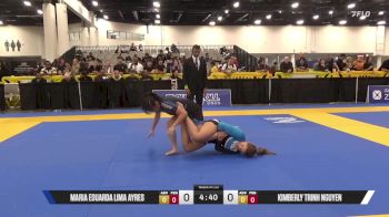 Kimberly Trinh Nguyen vs Maria Eduarda Lima Ayres 2025 World IBJJF Jiu-Jitsu No-Gi Championship