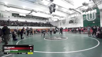 115 lbs Semifinal - MIA SANCHEZ, Northview vs GABRIELA OLGUIN, Montclair