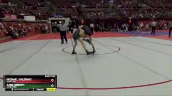 D1-120 lbs Cons. Round 2 - Kade Brown, St. Edward vs Michael Valerino, Avon Lake