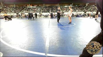 106 lbs Consi Of 16 #1 - Preston Hackler, Central Oklahoma Wrestling Club vs Brady Gilles, Harrah Little League Wrestling