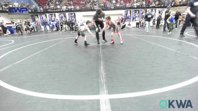 43 lbs Round Of 16 - Mateo Huerta, Duncan Demons vs Cole Terrell, F-5 GRAPPLING