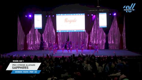 Pro Xtreme Allstars - Sapphires [2025 L1.1 Youth - PREP - D2 Day 1] 2025 The American Royale Sevierville Nationals